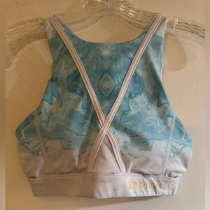 Chestee’s Blue and White Sports Bra